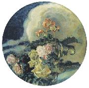 Mikhail Vrubel Yellow Roses, oil painting on canvas